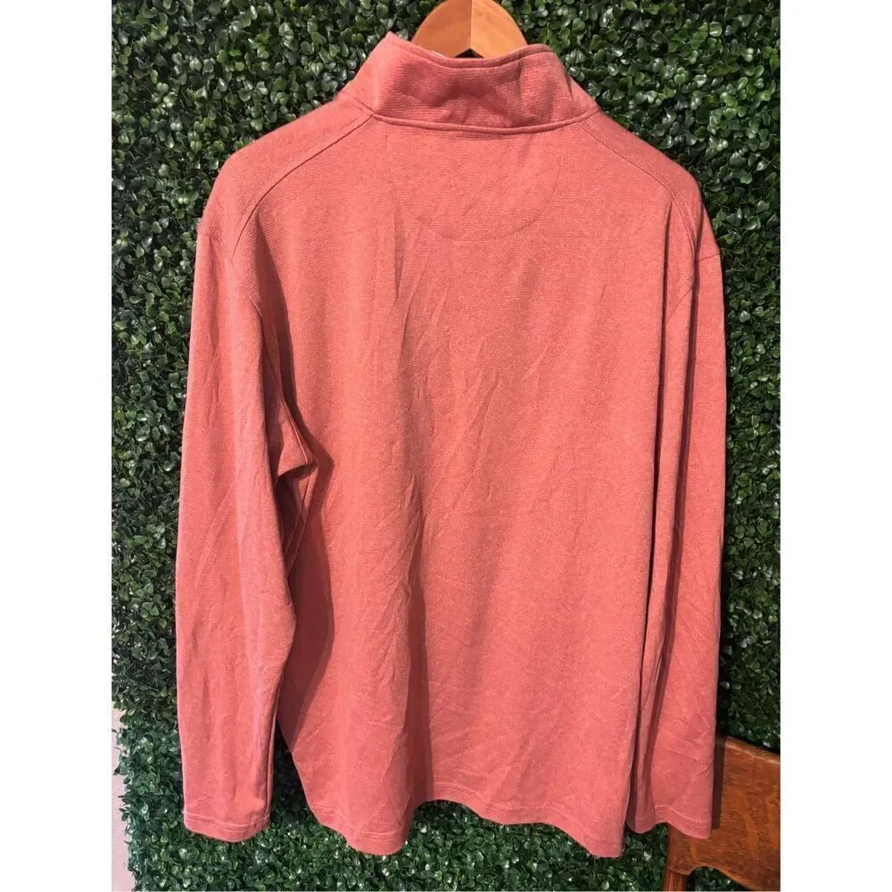 Maelreg Orange Quarter Zip Performance Quarter Zip Sz XL - Picture 2 of 4